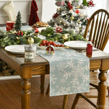Artoid Mode Navy Blue Snowflakes Christmas Table Runner, Seasonal Winter Holiday Kitchen Dining Table Decoration for Home Party Decor 13×72 Inch