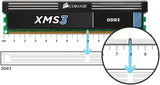 Corsair 16GB XMS3 (2x 8GB) DDR3 SDRAM 1600MHz 240-Pin 16 Dual Channel Kit DDR3 1600 (PC3 12800) CMX16GX3M2A1600C11