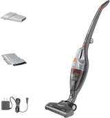 BLACK+DECKER Powerseries Cordless Stick Vacuum Cleaner & Hand Vac, 2-in-1, Titanium Gray (HSVB420J)