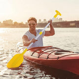 2Pcs Telescopic Kayak Paddle Rafting Boat Paddle Canoe Oars Plastic Aluminum Alloy Boat Oars