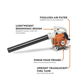 Leaf Blowers Stihl BG 50 Gas-Powered Handheld Blower ?? 27.2cc, 412 CFM