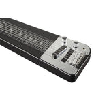 RLS-1 Lap Steel Guitar with Stand and Gig Bag, Metallic Black