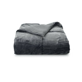 The Big One Plush Reversible Comforter, Dark Grey, Full/Queen