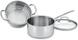 Cuisinart 77-35CG Chef’s Classic Stainless 3-Piece 3-Quart Steamer Set