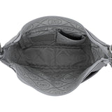 Brighton Barbados Ziptop Hobo -Black