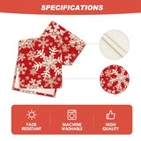 Artoid Mode Navy Blue Snowflakes Christmas Table Runner, Seasonal Winter Holiday Kitchen Dining Table Decoration for Home Party Decor 13×72 Inch