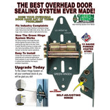 Green Hinge System 5766993 Steel Commercial Garage Door Hinge for 4