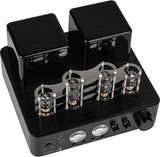 Dayton Audio HTA100BT Hybrid Stereo Tube Amplifier with Bluetooth USB Aux Phono in Sub Out 100W