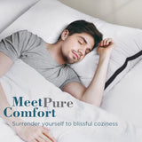 viewstar Bed Pillows King Size Set of 2, Hotel Quality, Down Alternative Big Pillow for Back, Stomach or Side Sleepers, Firm