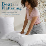 viewstar Bed Pillows King Size Set of 2, Hotel Quality, Down Alternative Big Pillow for Back, Stomach or Side Sleepers, Firm