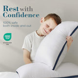 viewstar Bed Pillows King Size Set of 2, Hotel Quality, Down Alternative Big Pillow for Back, Stomach or Side Sleepers, Firm
