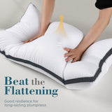 viewstar Bed Pillows King Size Set of 2, Hotel Quality, Down Alternative Big Pillow for Back, Stomach or Side Sleepers, Firm
