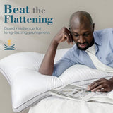 viewstar Bed Pillows King Size Set of 2, Hotel Quality, Down Alternative Big Pillow for Back, Stomach or Side Sleepers, Firm
