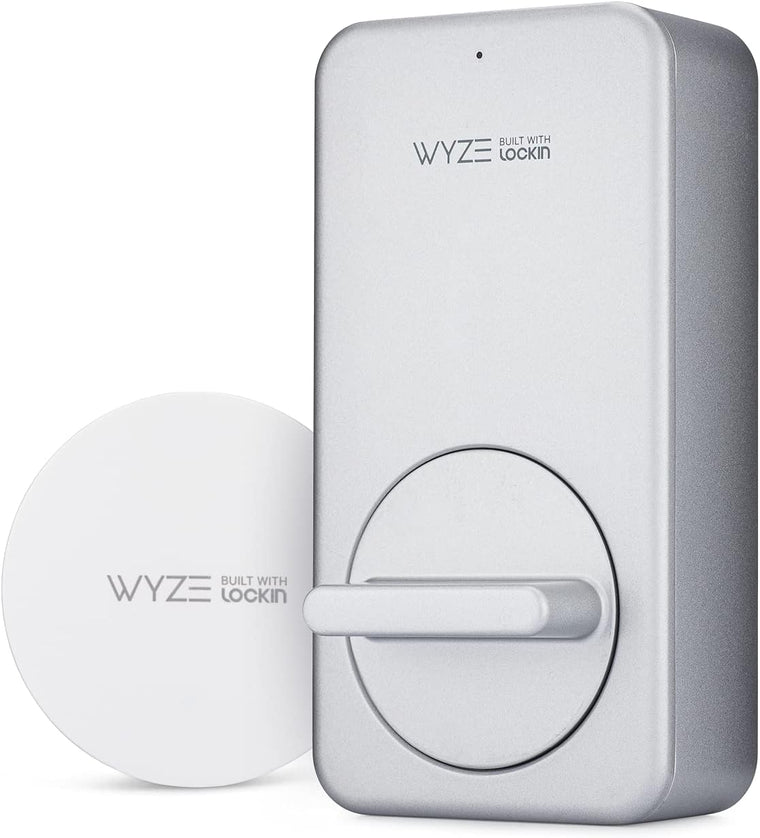 Wyze Lock WiFi & Bluetooth Enabled Smart Door Lock, Wireless & Keyless Entry, works with Amazon Alexa & Google Assistant, Fits on Most Deadbolts, Includes Wyze Gateway – A Certified for Humans Device