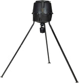 Moultrie 30 Gallon Spin Cast Deer Feeder Tripod 200 Pound Capacity Molded Plastic Tools-Free Assembly