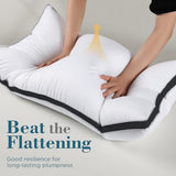 viewstar Bed Pillows King Size Set of 2, Hotel Quality, Down Alternative Big Pillow for Back, Stomach or Side Sleepers, Firm