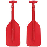 2Pcs Telescopic Kayak Paddle Rafting Boat Paddle Canoe Oars Plastic Aluminum Alloy Boat Oars
