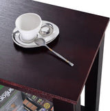 Casart End Table Coffee Sofa Wooden End Shelf Living Room Bedroom Chair Side Table Furniture Espresso