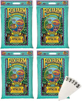FoxFarm Ocean Forest Potting Soil Mix Indoor Outdoor for Garden and Plants | Plant Fertilizer | 12 Quarts (4 Pack) | The Hydroponic City Stake