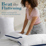 viewstar Bed Pillows King Size Set of 2, Hotel Quality, Down Alternative Big Pillow for Back, Stomach or Side Sleepers, Firm