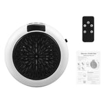JahyShow Plug-in Electric Heater Fan – 900W Wall Sockets with Remote Timer – Digital Thermostat
