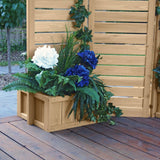 Yardistry Fusion Privacy Screen with Planters